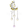 Moon & Star Alloy Hanging Ornaments HJEW-TA00096-01-1