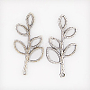 Tibetan Style Alloy Pendants TIBEP-A12-3860-AS-FF-1