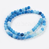 Natural Crackle Agate Beads Strands X-G-G055-6mm-2-2
