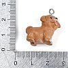 Cute Opaque Resin Pendants RESI-R458-05D-3