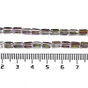 Electroplate Glass Beads Strands GLAA-Q101-02A-HP02-4