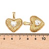 304 Stainless Steel Rhinestone Pendants STAS-P438-32G-3