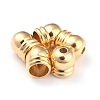 Brass Core End Caps KK-O139-15B-G-1