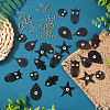 DIY Evil Eye Earring Making Kit DIY-TA0005-07-6