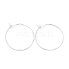 925 Sterling Silver Hoop Earring Findings STER-D035-24S-2