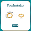 Brass Jump Rings KK-PH0006-6mm-G-2