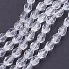 Glass Beads Strands X-GLAA-R024-6x4mm-12-1