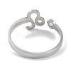 Non-Tarnish Constellations 304 Stainless Steel Open Cuff Ring for Women RJEW-L122-001P-11-3