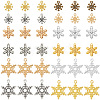 120Pcs 12 Styles Alloy Pendants FIND-SC0011-95-1
