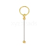 Iron Bar Beadable Keychain Clasps AJEW-R004-02G-1