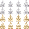 SUNNYCLUE 20Pcs 2 Colors 304 Stainless Steel Pendants STAS-SC0007-62-1