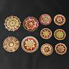 Mandala PET Round Self Adhesive Decorative Stickers DIY-K069-02C-1