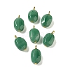 Natural Green Aventurine Pendants G-G110-08G-01-1