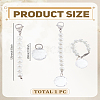 Round Glass Cup Charms HJEW-LP00041-2