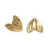 Brass Stud Earring Findings KK-P285-03G-2