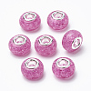 Crackle Resin European Beads RPDL-S012-B06-2