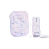 Transparent Spray Painted Glass Beads GLAA-I050-08C-3