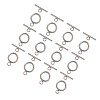 Unicraftale 304 Stainless Steel Toggle Clasps STAS-UN0002-25P-1