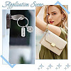 Tibetan Style Alloy Keychains KEYC-HY00013-5