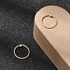 Brass Ball Captive Bead Nose Ring AJEW-G075-01G-02-2