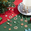 SUNNYCLUE DIY Christmas Snowflake Earring Making Kit DIY-SC0022-84-4