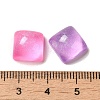 Transparent Resin Decoden Cabochons with Glitter Powder X-RESI-E053-08B-3
