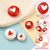 4Pcs 4 Styles Brass Enamel Beads KK-YW0003-01-2