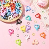 50Pcs Acrylic Lobster Claw Clasps DIY-YW0011-20A-5