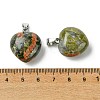 Natural Unakite Pendants G-F820-10A-27-3