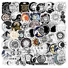 50Pcs The Sun and Moon Planet Stickers STIC-PW0002-090-1