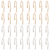 32Pcs 2 Colors Brass Earring Hooks FIND-AR0001-58-1
