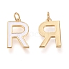 Brass Enamel Pendants KK-R139-04R-2