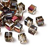 Electroplated Glass Beads EGLA-G040-01A-HP02-1