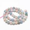 Natural Morganite Beads Strands G-R446-4mm-35-2