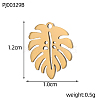 304 Stainless Steel Pendants STAS-OY016-27G-2