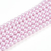 Baking Painted Pearlized Glass Pearl Bead Strands HY-N002-3mm-C03-2