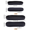   2Pcs 2 Style 3D PU Leather Oval Bottom DIY-PH0008-92-6