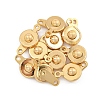 SHEGRACE Brass Snap Clasps XGR0120G-167G-1