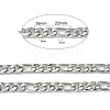 Stainless Steel Figaro Chains STAS-M032-45P-3mm-2