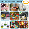 Plastic Rattan Wicker Strips DIY-WH0816-132C-5