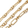 304 Stainless Steel Rectangle Link Chains CHS-Z007-22G-1