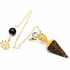 Resin Cone Dowsing Pendulum Big Pendants PW-WG1687A-10-1