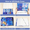 Polyester Book Covers OFST-WH0009-006-4