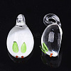 Handmade Lampwork Pendants LAMP-N021-002C-5