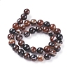 Natural Striped Agate/Banded Agate Beads Strands G-G582-10mm-45-2