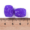 Opaque Resin European Jelly Colored Beads RESI-B025-02A-02-3