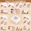 Square Kraft Paper Storage Gift Boxes CON-WH0095-100B-01-4