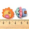 Cartoon House Opaque Resin Decoden Cabochons RESI-C046-07-3