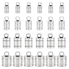 60Pcs 4 Styles 201 Stainless Steel Cord Ends STAS-UN0063-70-1