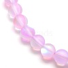 Synthetic Moonstone Beads Strands X-G-F142-6mm-09-3